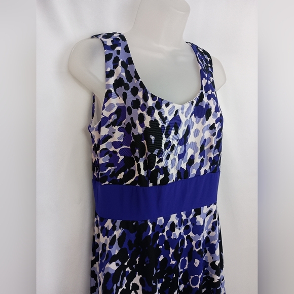 2/$30 Purple and Black Animal‎ Print Mob wife Dress (#1,512) - Picture 3 of 6